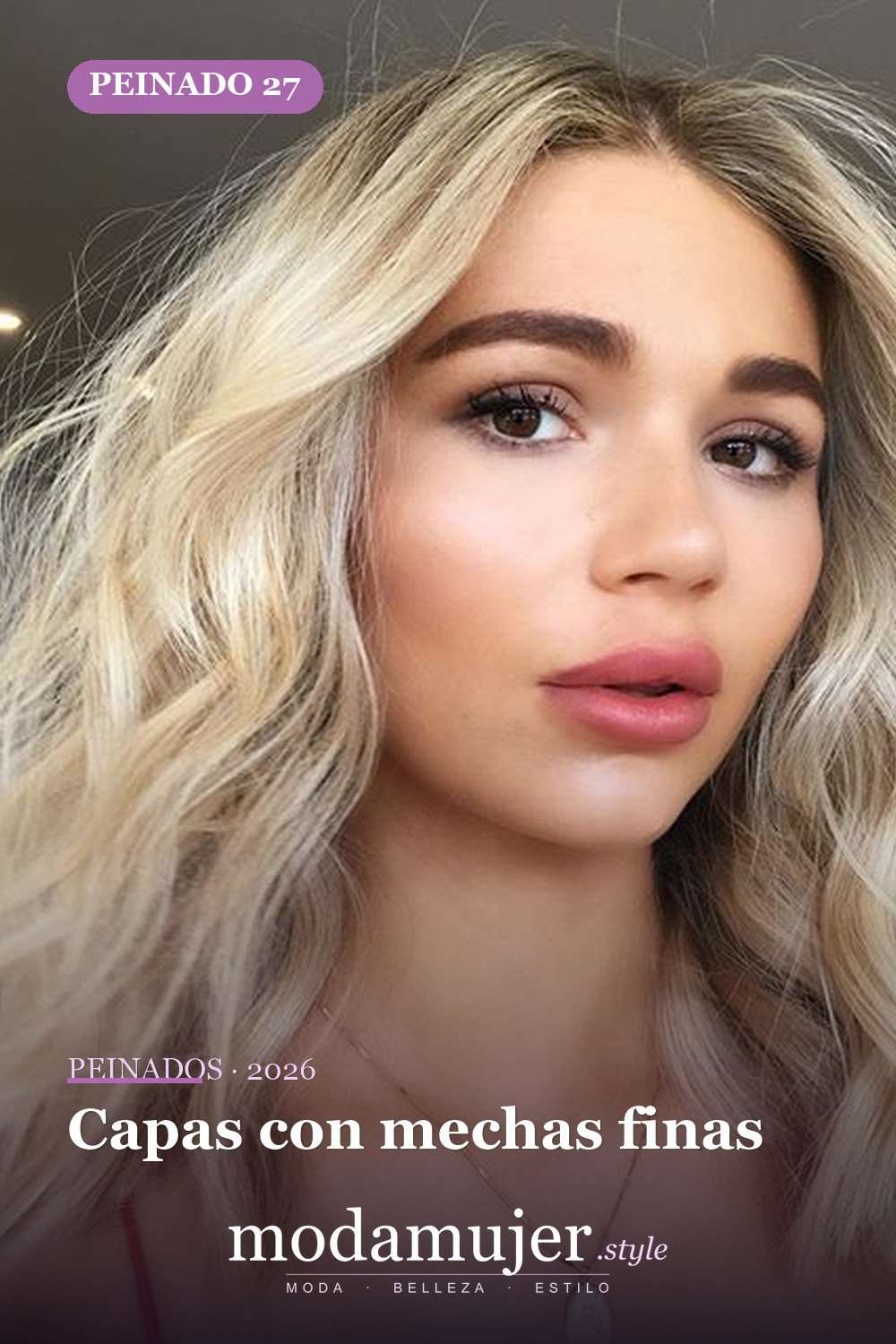 Capas con mechas finas — 52 fantásticas ideas escalonadas de peinados