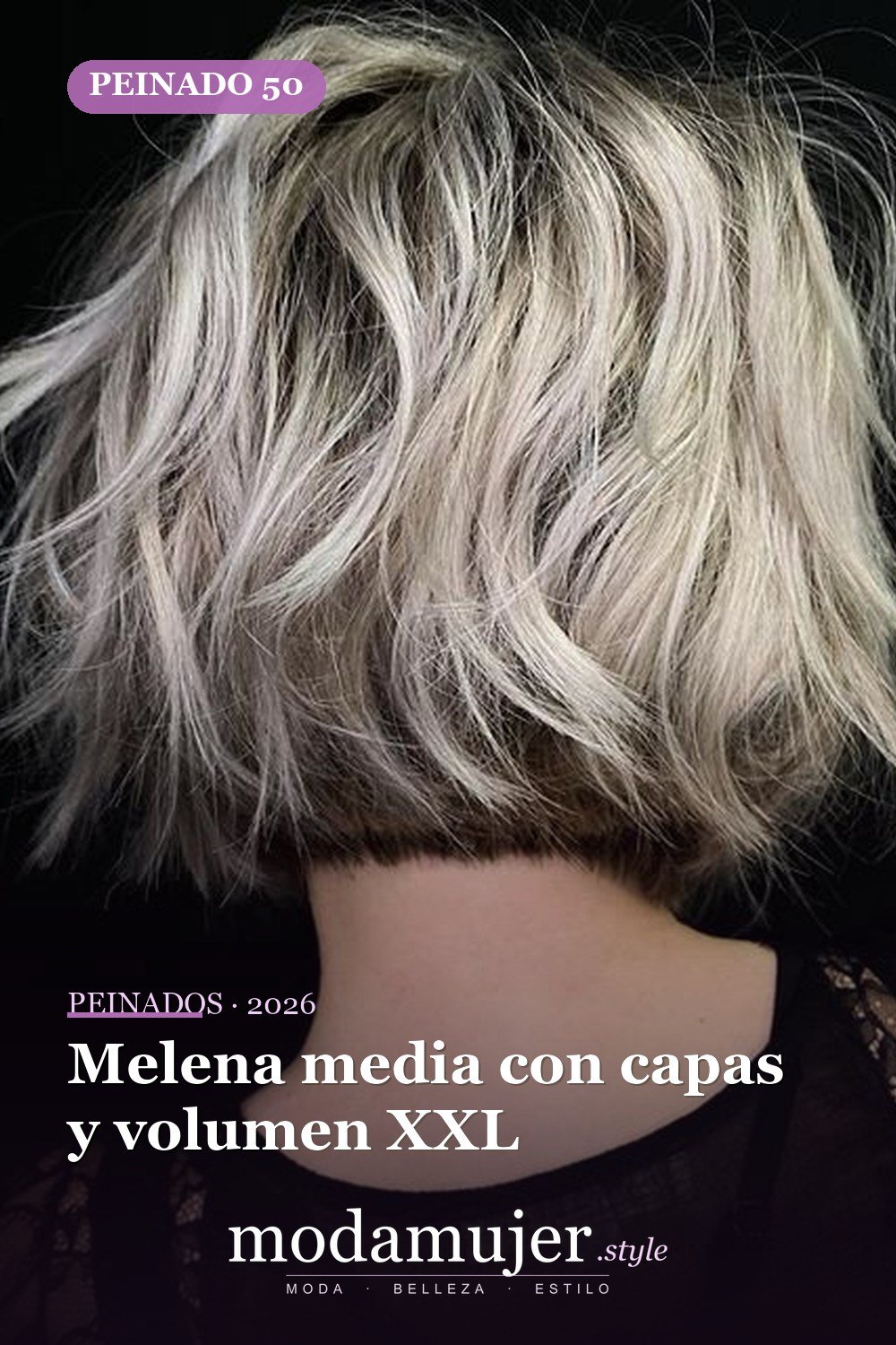 Melena media con capas y volumen XXL — 52 fantásticas ideas escalonadas de peinados