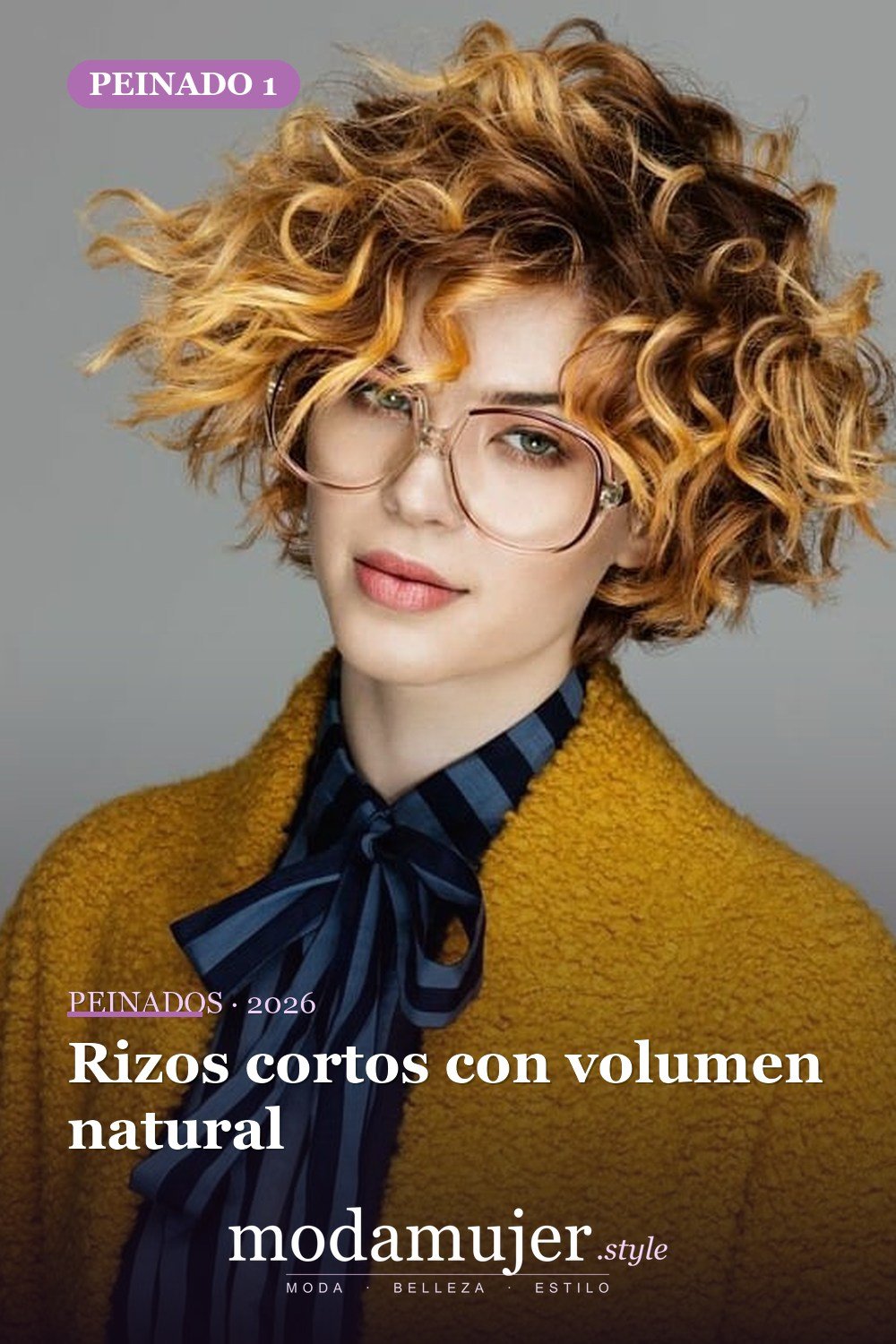 Rizos cortos con volumen natural — 53 opciones de peinados rizos cortos