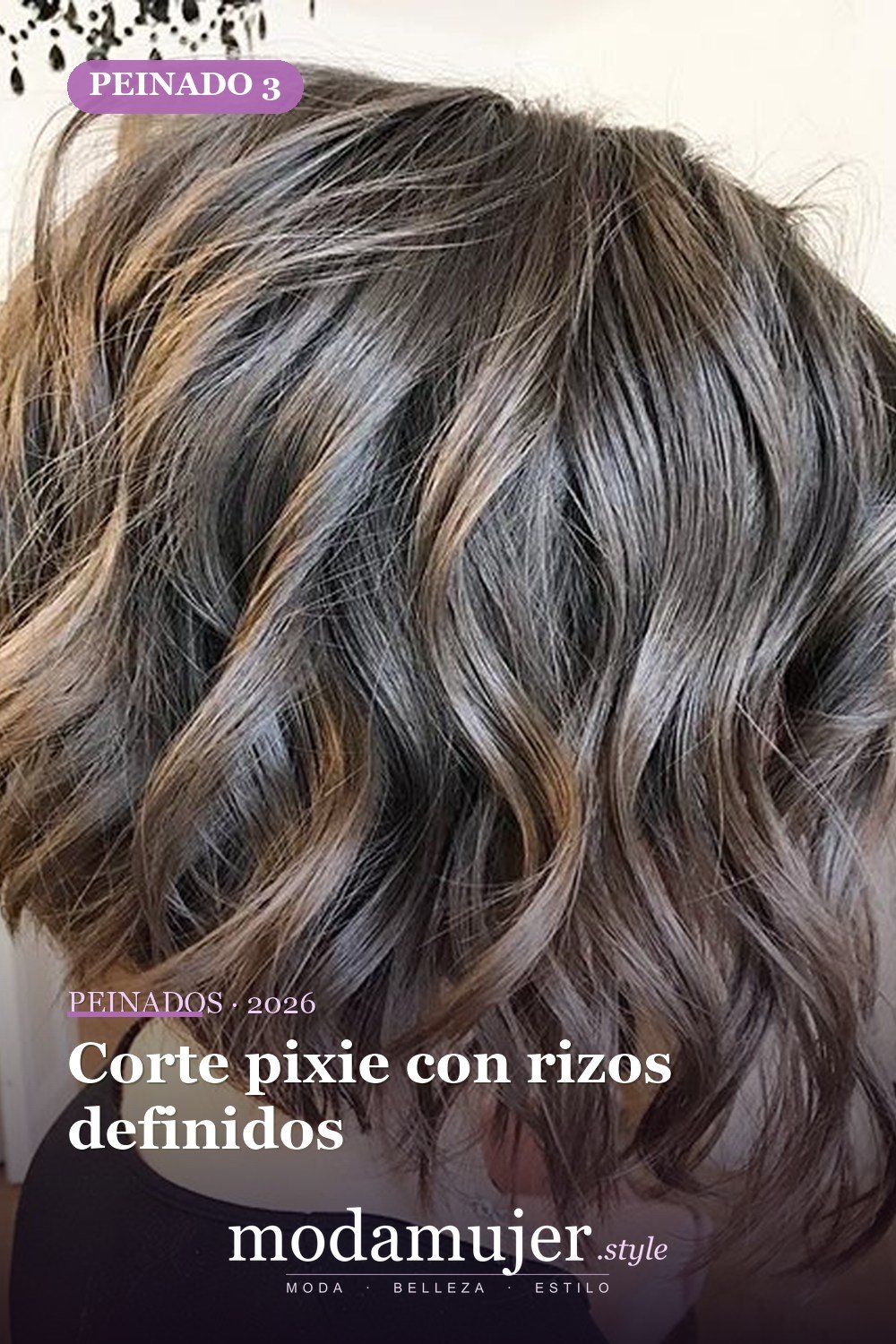 Corte pixie con rizos definidos — 53 opciones de peinados rizos cortos