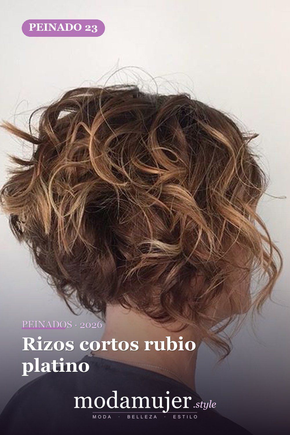 Rizos cortos rubio platino — 53 opciones de peinados rizos cortos