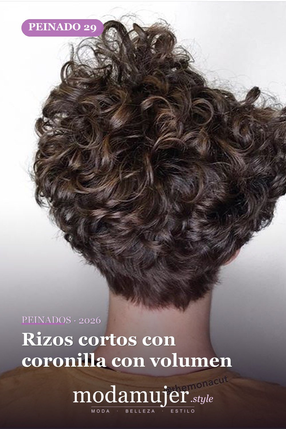 Rizos cortos con coronilla con volumen — 53 opciones de peinados rizos cortos