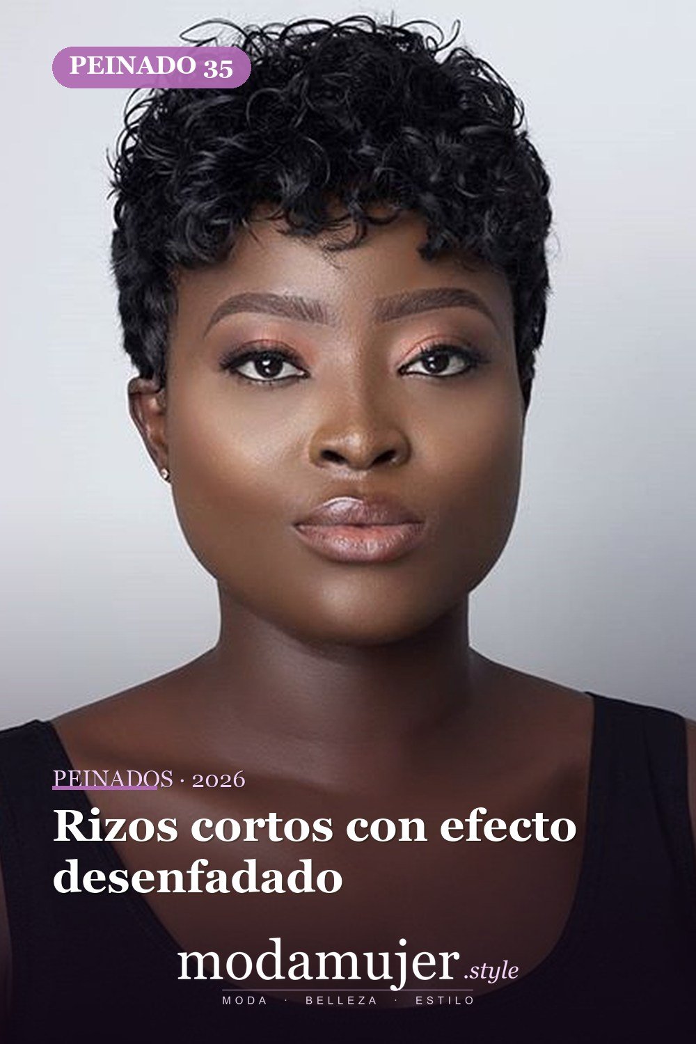 Rizos cortos con efecto desenfadado — 53 opciones de peinados rizos cortos