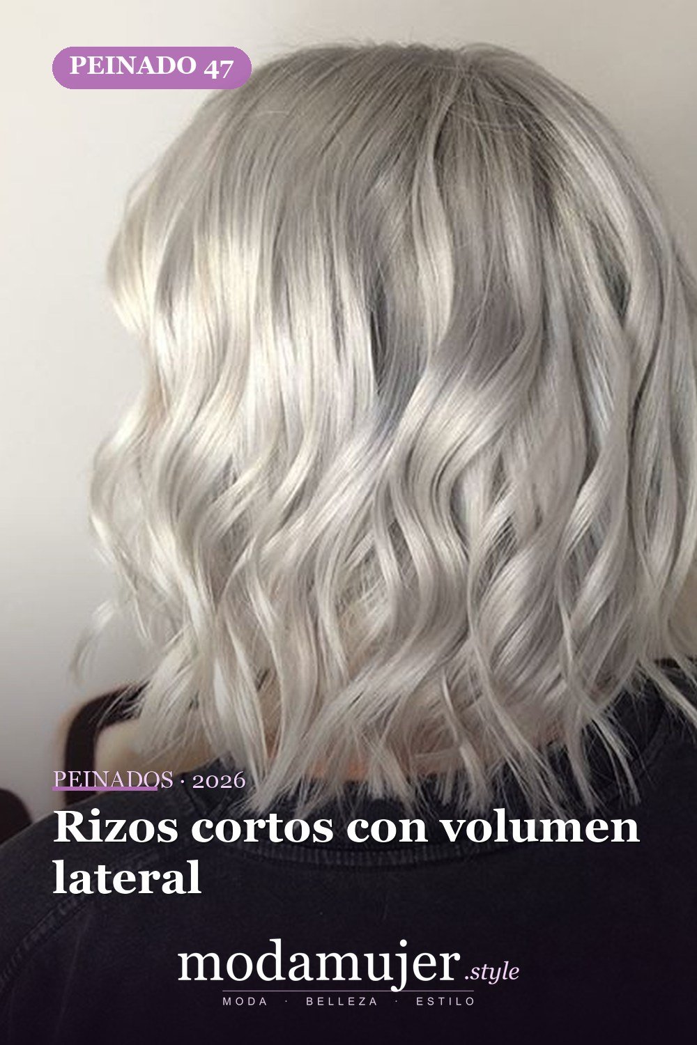 Rizos cortos con volumen lateral — 53 opciones de peinados rizos cortos