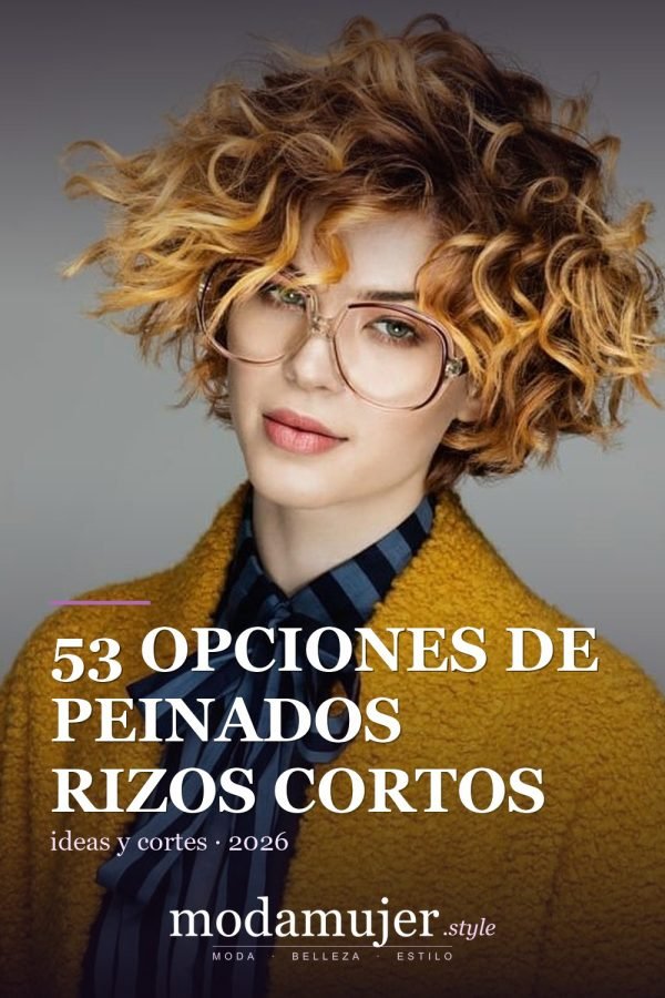 53 opciones de peinados rizos cortos