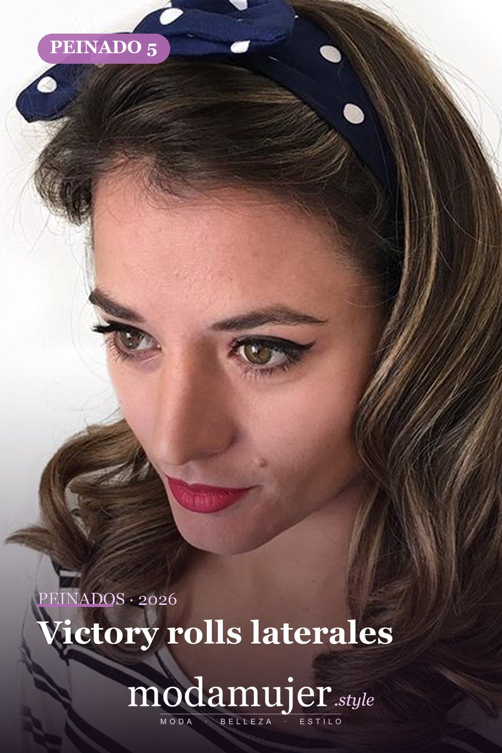 Victory rolls laterales — 54 mejores peinados estilo años 50: rockabilly y pin-up