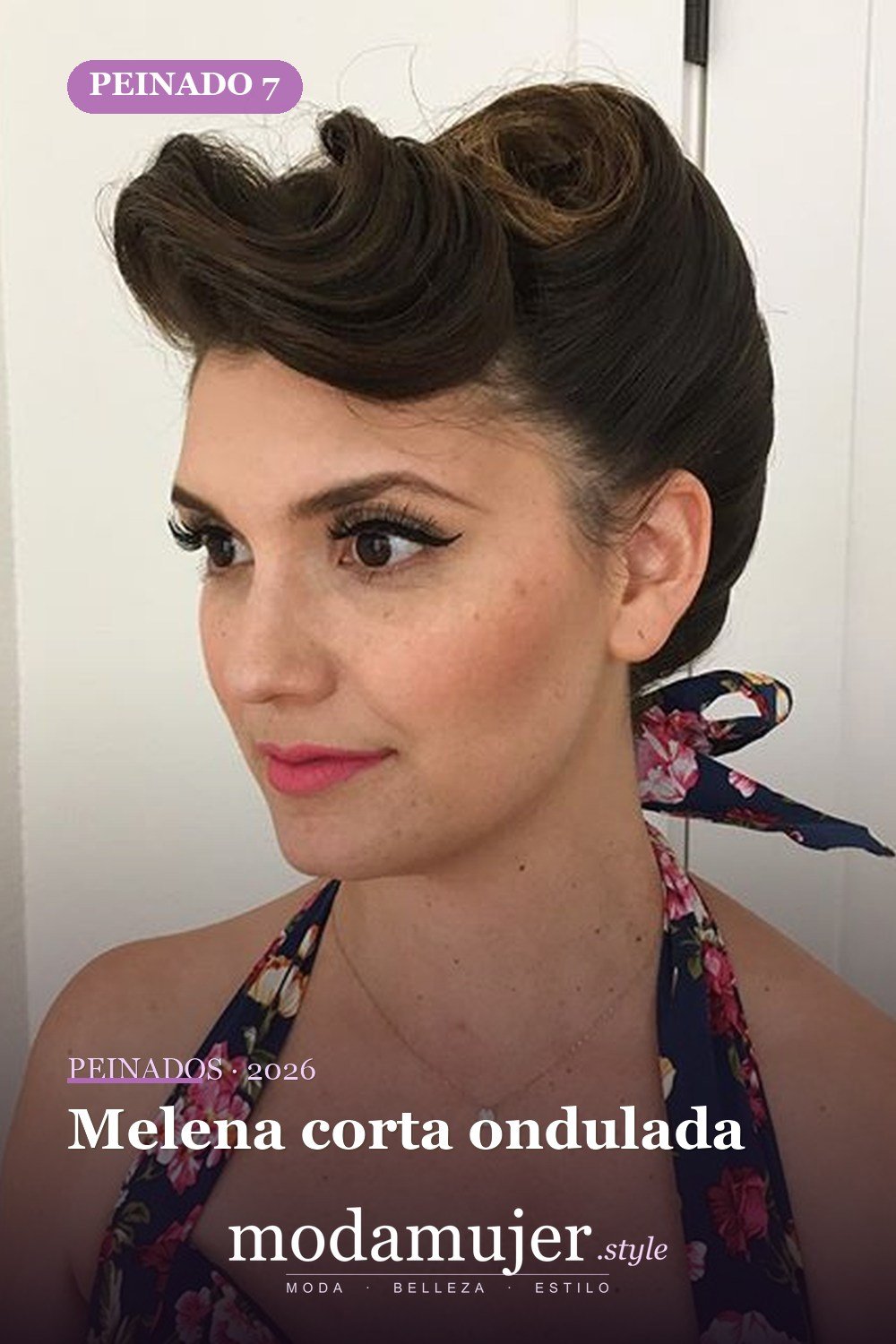 Melena corta ondulada — 54 mejores peinados estilo años 50: rockabilly y pin-up