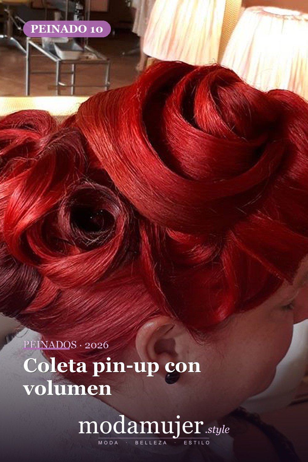 Coleta pin-up con volumen — 54 mejores peinados estilo años 50: rockabilly y pin-up