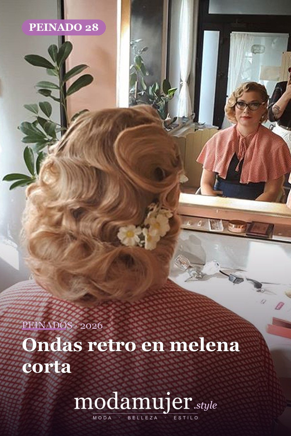 Ondas retro en melena corta — 54 mejores peinados estilo años 50: rockabilly y pin-up
