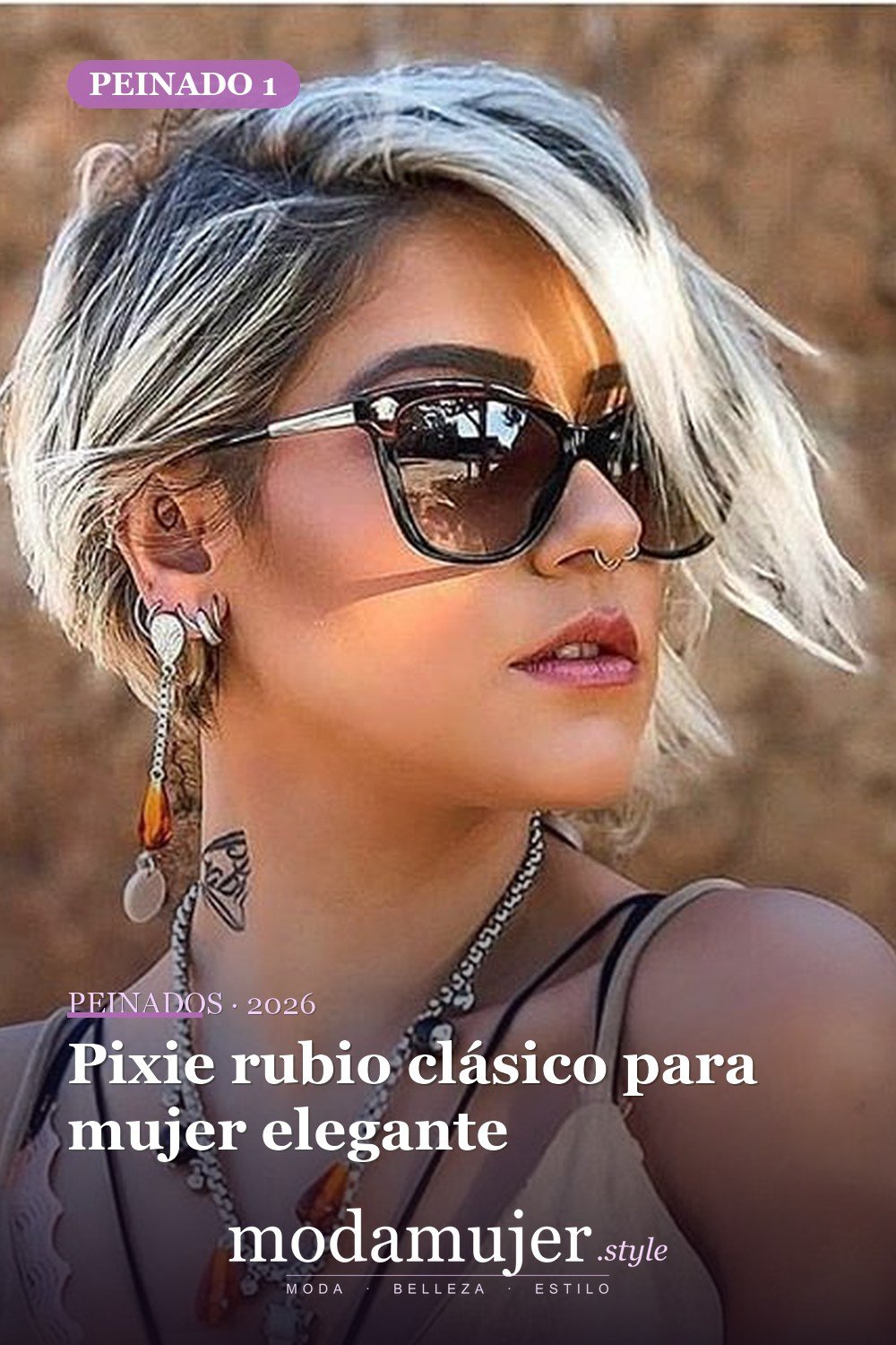 Pixie rubio clásico para mujer elegante — 54 peinados cortos rubios de moda
