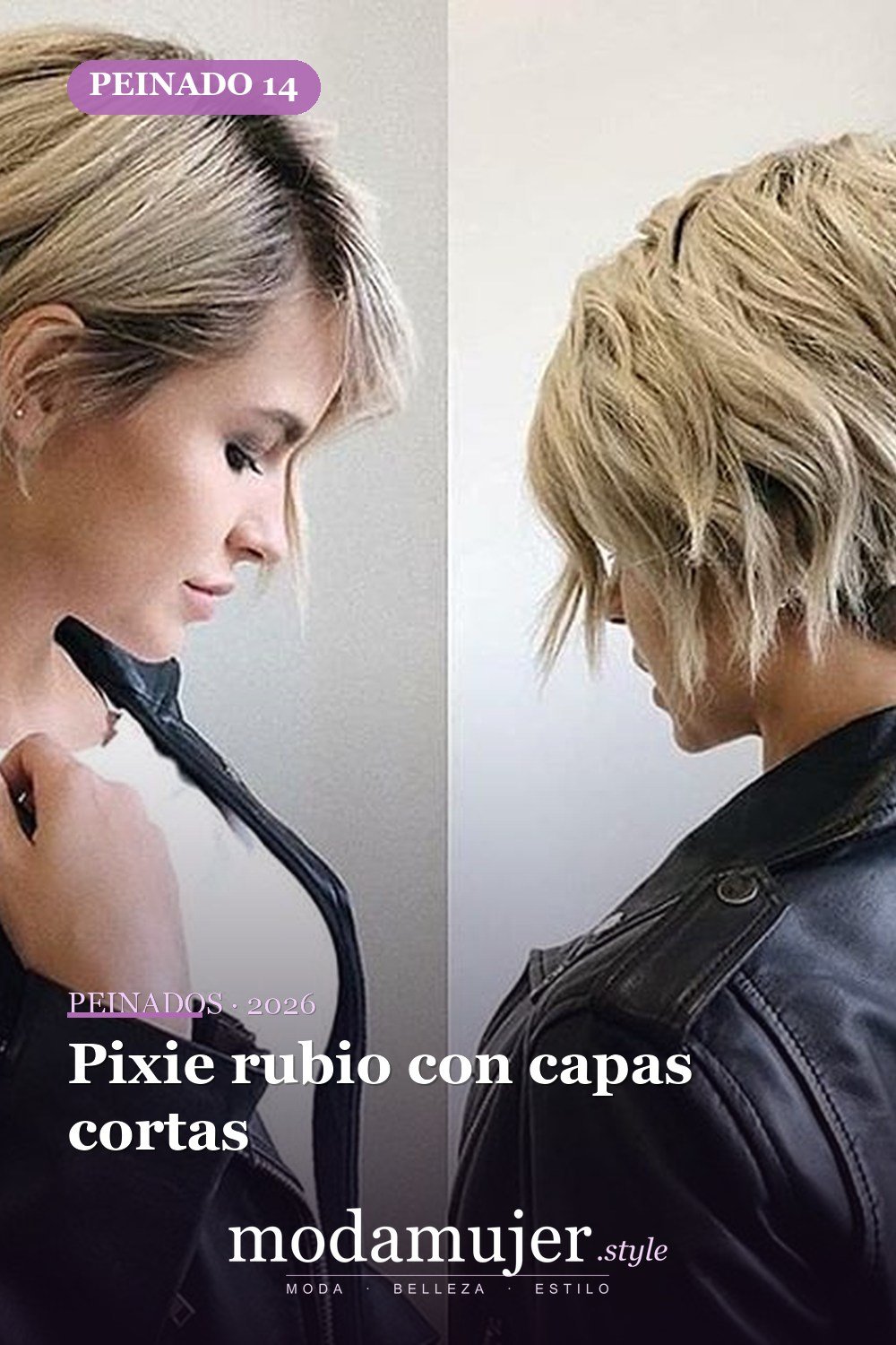 Pixie rubio con capas cortas — 54 peinados cortos rubios de moda