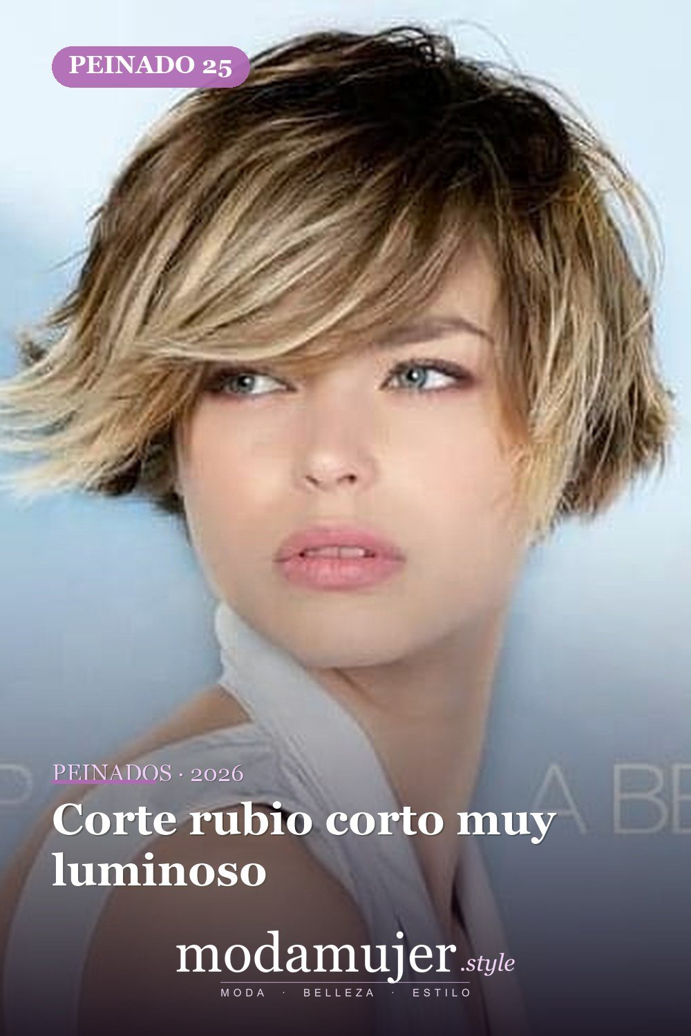Corte rubio corto muy luminoso — 54 peinados cortos rubios de moda