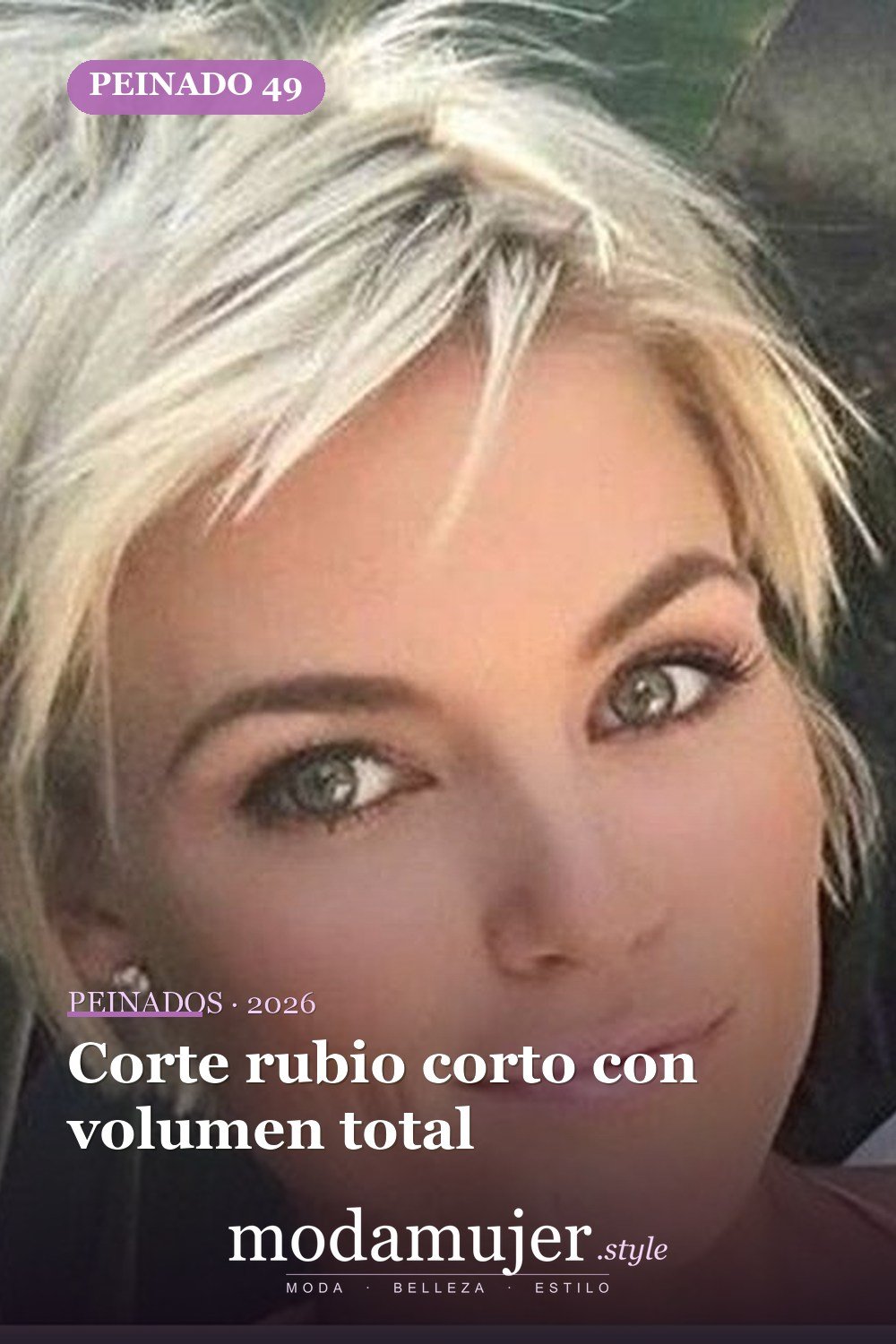 Corte rubio corto con volumen total — 54 peinados cortos rubios de moda