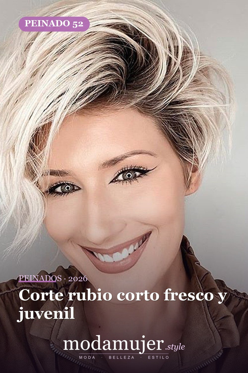 Corte rubio corto fresco y juvenil — 54 peinados cortos rubios de moda