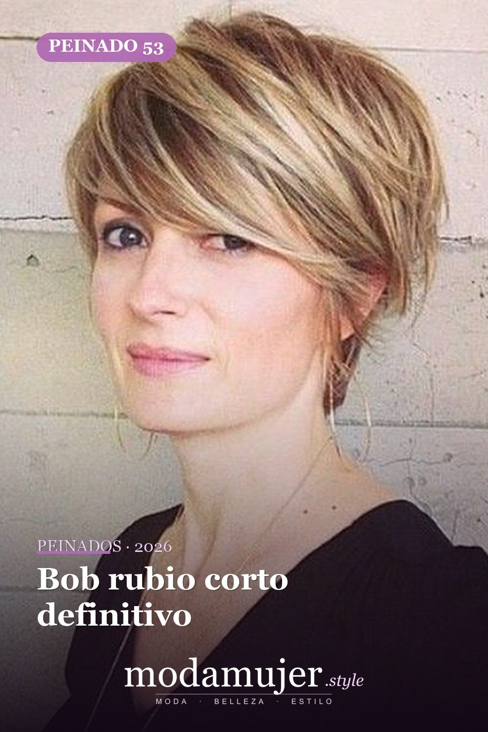 Bob rubio corto definitivo — 54 peinados cortos rubios de moda