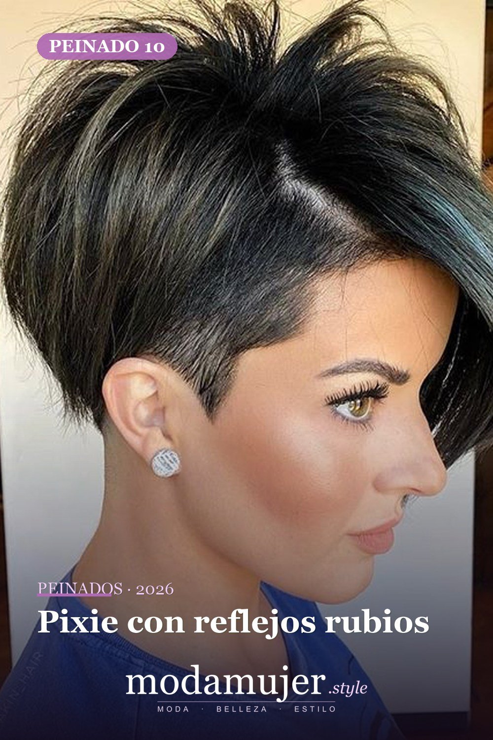 Pixie con reflejos rubios — 54 peinados de moda de 40 para mujeres