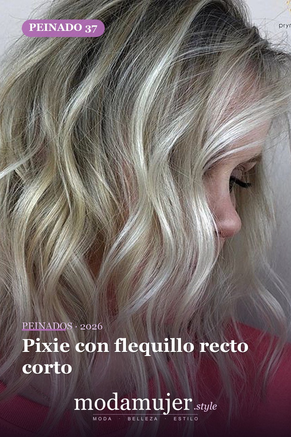 Pixie con flequillo recto corto — 54 peinados de moda de 40 para mujeres