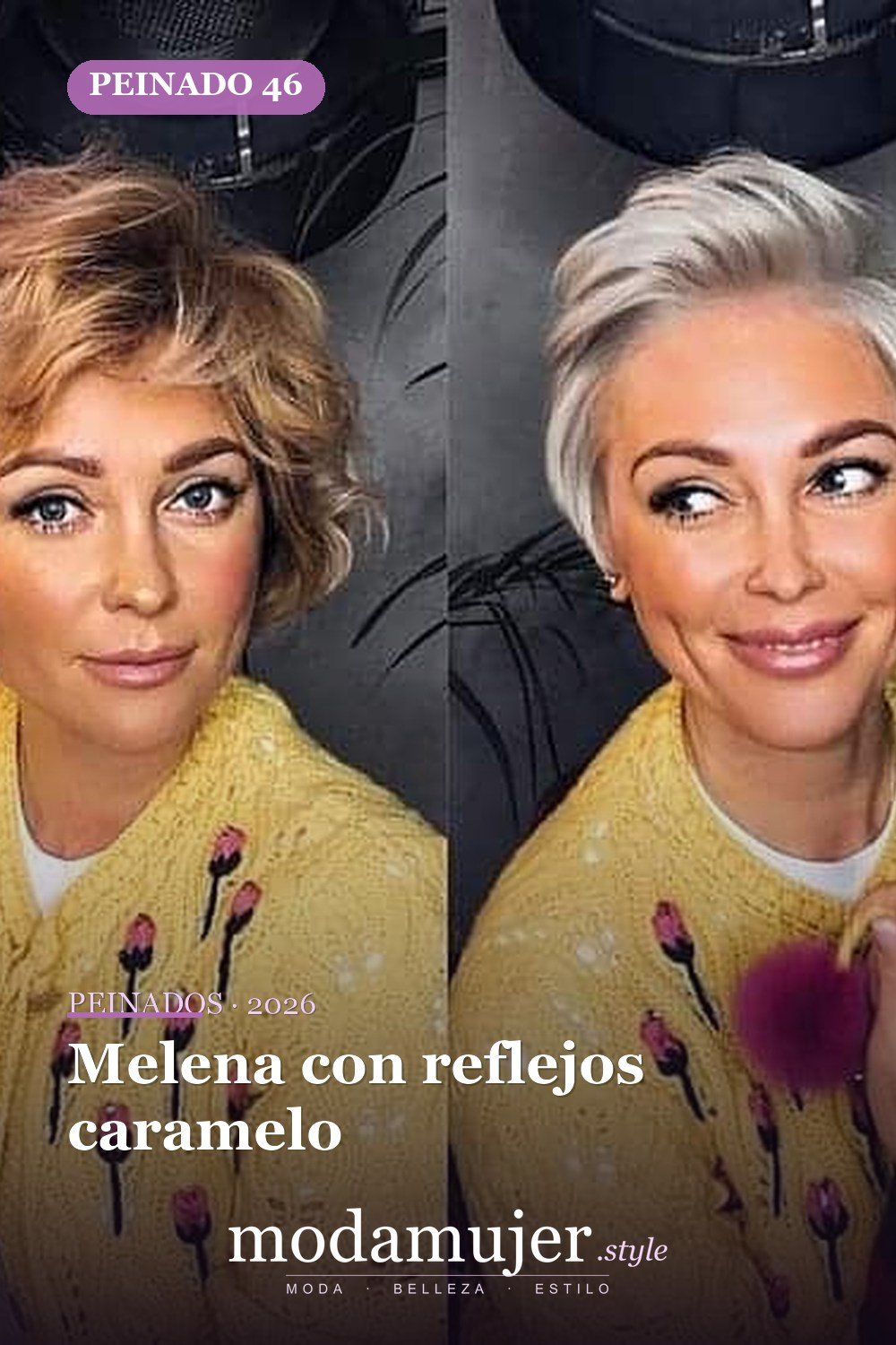 Melena con reflejos caramelo — 54 peinados de moda de 40 para mujeres