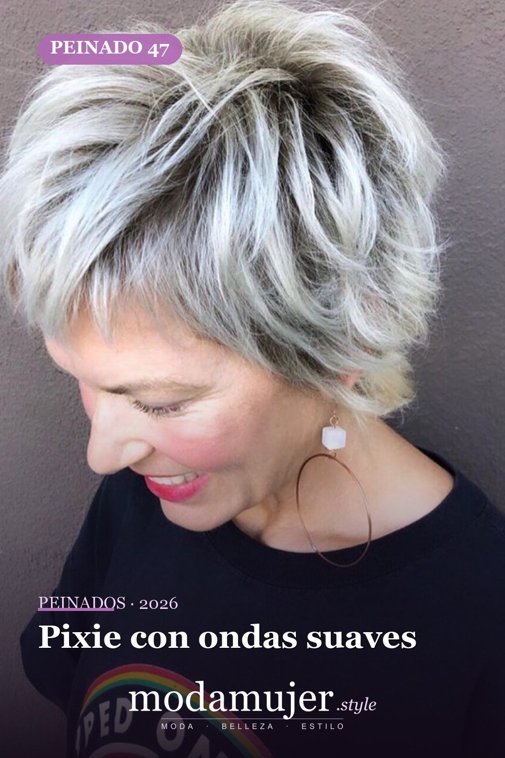 Pixie con ondas suaves — 54 peinados de moda de 40 para mujeres