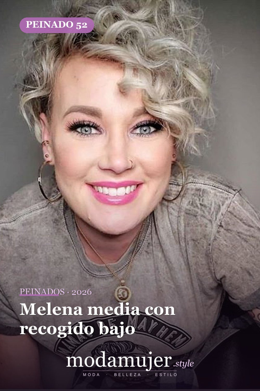 Melena media con recogido bajo — 54 peinados de moda de 40 para mujeres