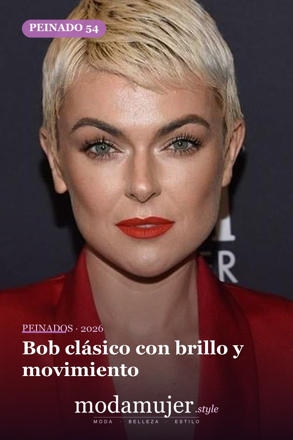 Bob clásico con brillo y movimiento — 54 peinados de moda de 40 para mujeres