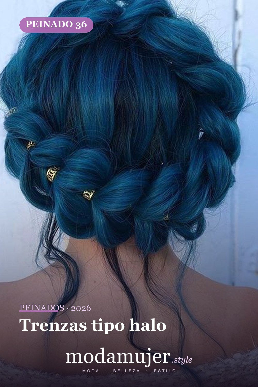 Trenzas tipo halo — 54 trenzas súper lindas para mujeres