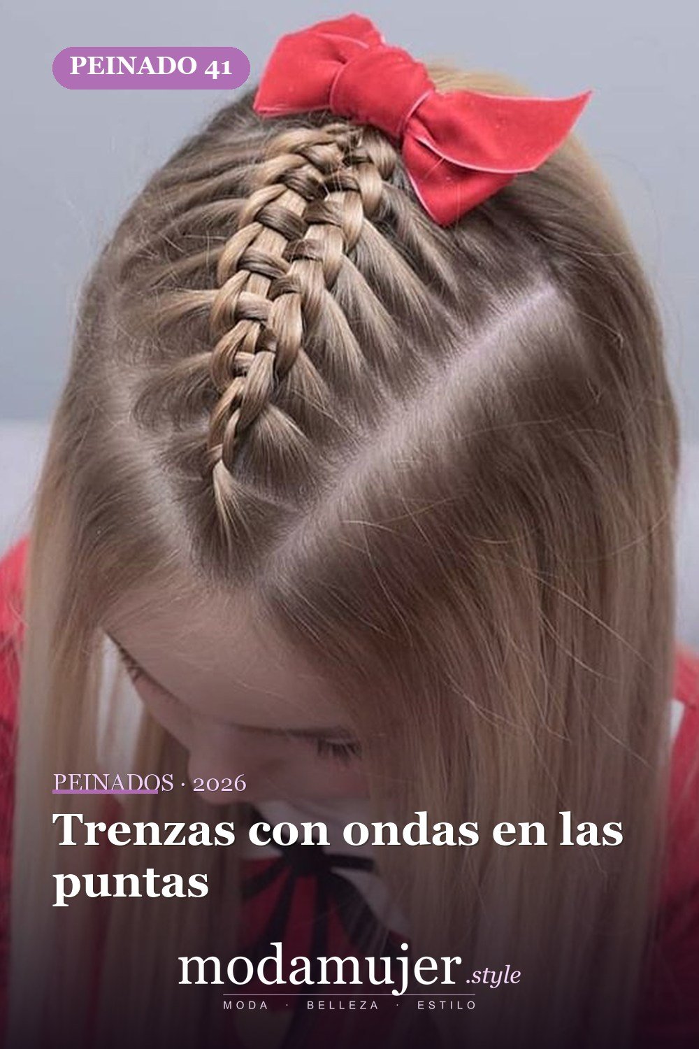Trenzas con ondas en las puntas — 54 trenzas súper lindas para mujeres