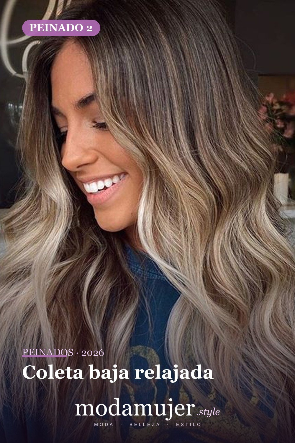Coleta baja relajada — 56 mejores peinados para mujeres con entradas o línea del cabello que retrocede