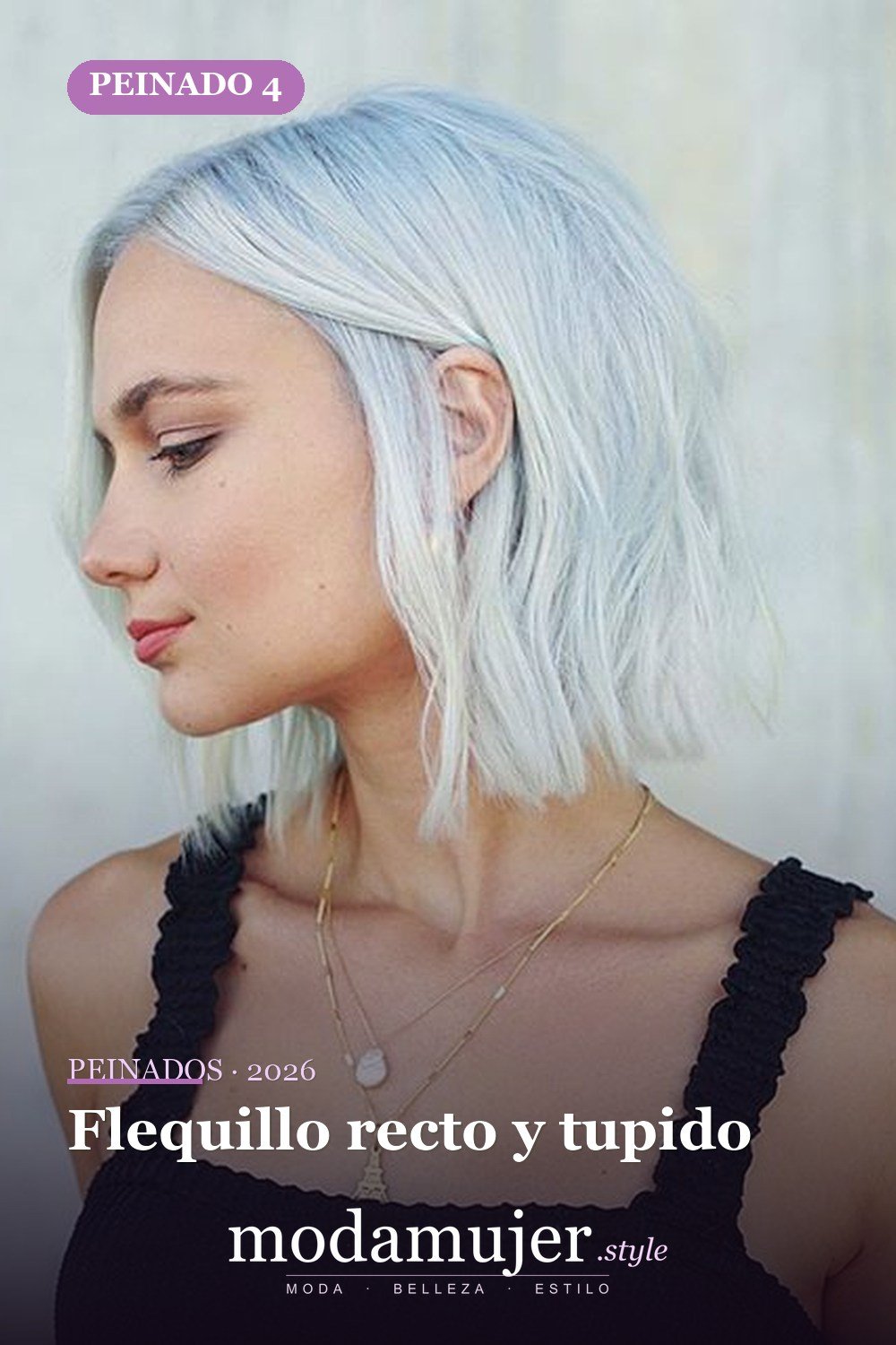 Flequillo recto y tupido — 56 mejores peinados para mujeres con entradas o línea del cabello que retrocede
