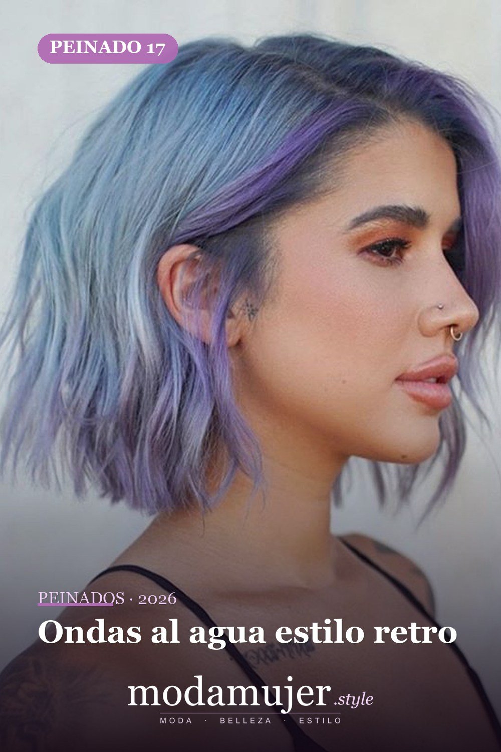 Ondas al agua estilo retro — 56 mejores peinados para mujeres con entradas o línea del cabello que retrocede