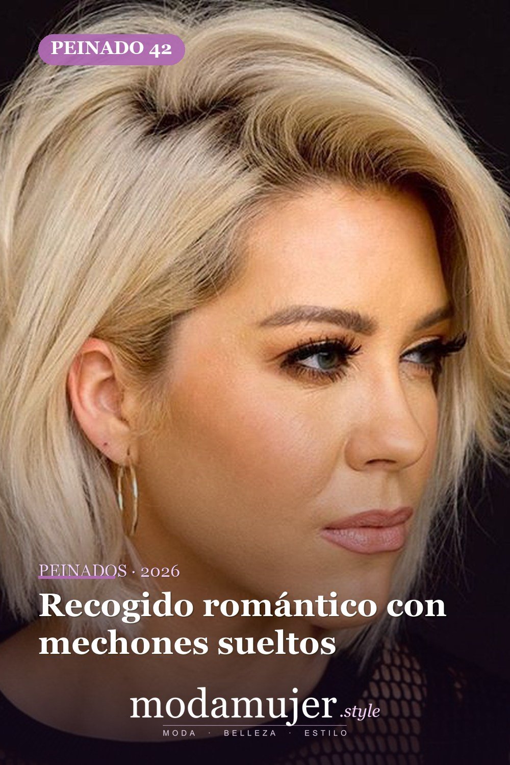 Recogido romántico con mechones sueltos — 56 mejores peinados para mujeres con entradas o línea del cabello que retrocede