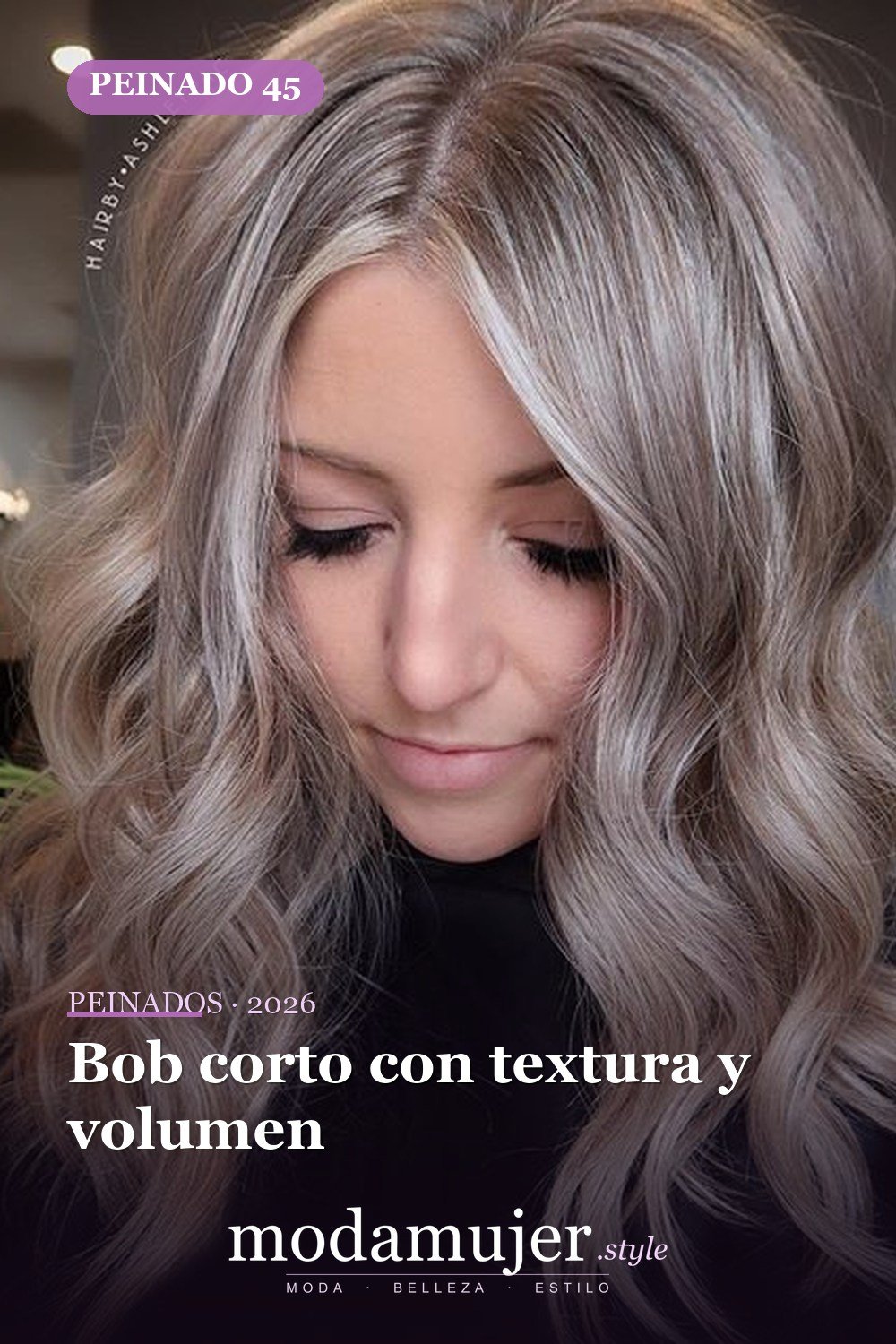 Bob corto con textura y volumen — 56 mejores peinados para mujeres con entradas o línea del cabello que retrocede