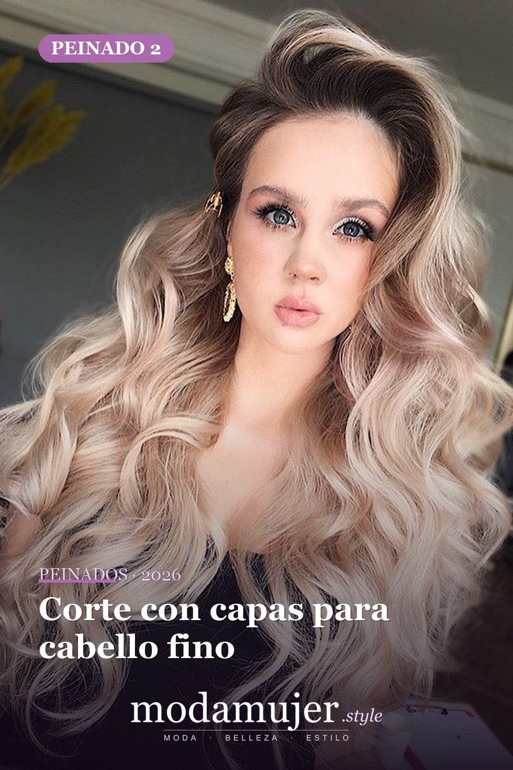 Corte con capas para cabello fino — 56 peinados favorecedores para rostro alargado y estrecho