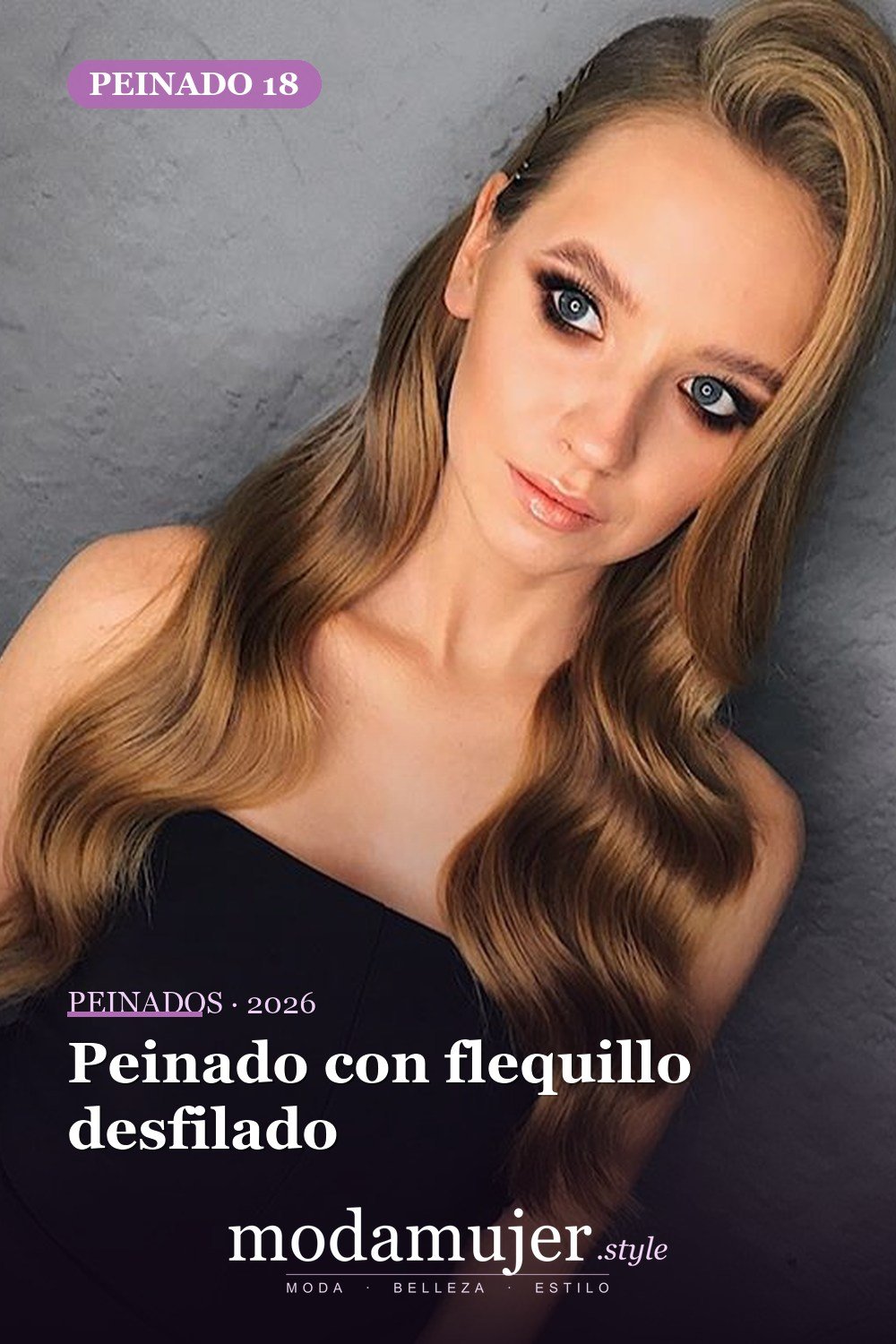 Peinado con flequillo desfilado — 56 peinados favorecedores para rostro alargado y estrecho