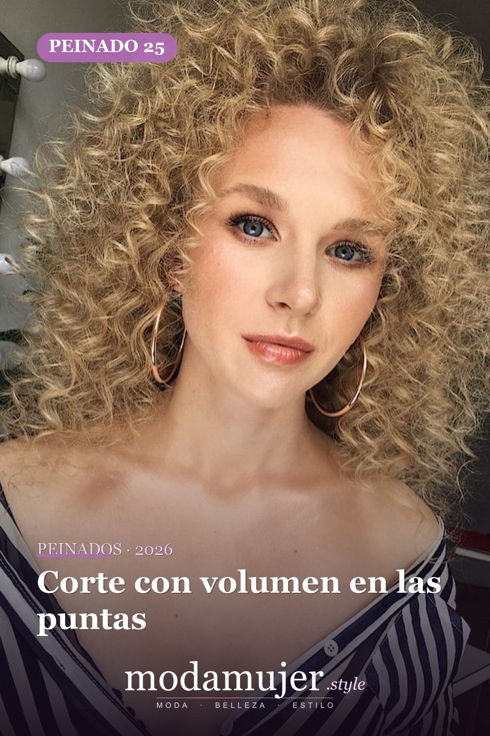 Corte con volumen en las puntas — 56 peinados favorecedores para rostro alargado y estrecho