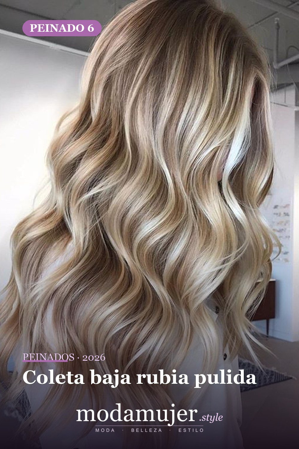 Coleta baja rubia pulida — 58 increíbles peinados rubios que te hacen elegante