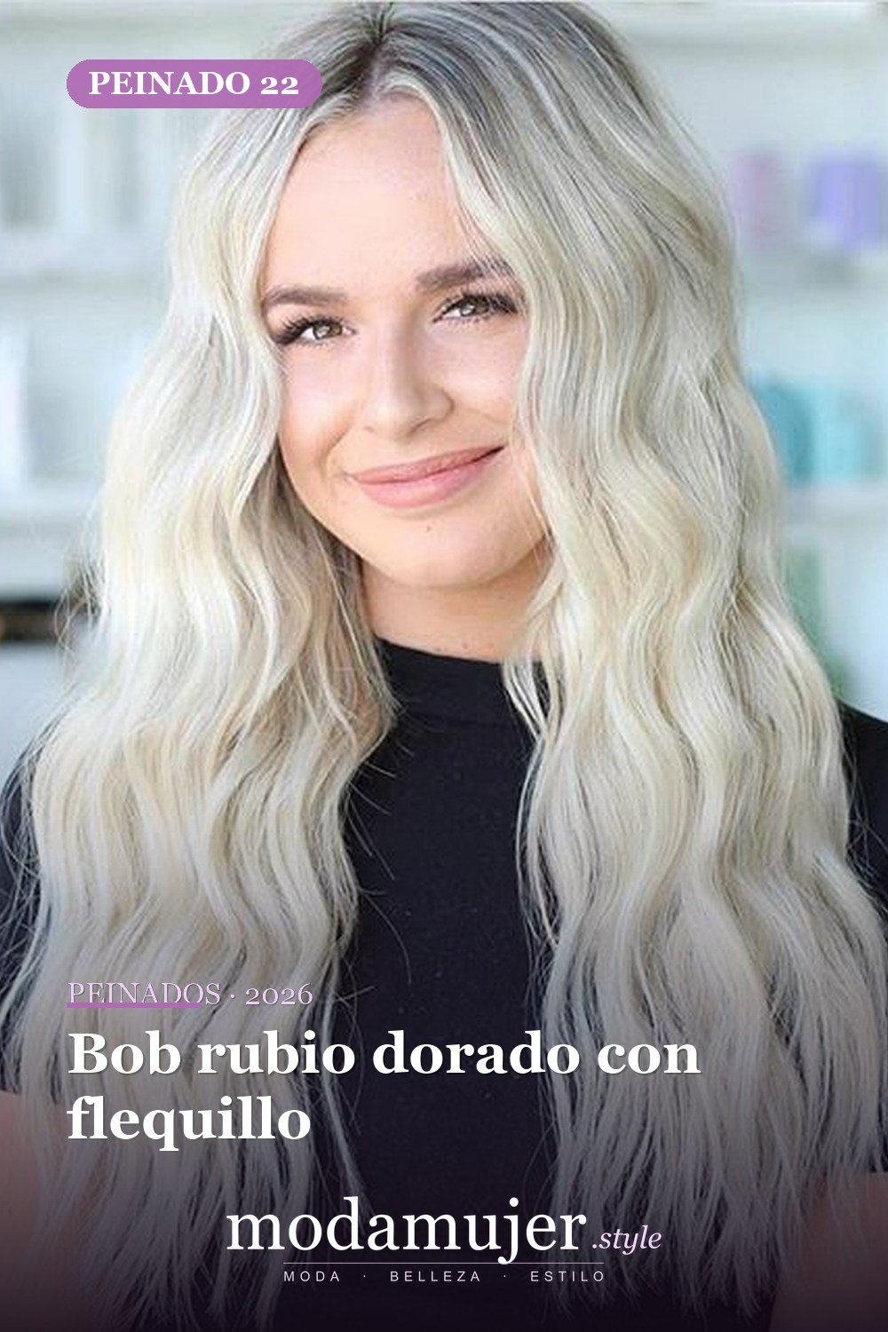 Bob rubio dorado con flequillo — 58 increíbles peinados rubios que te hacen elegante