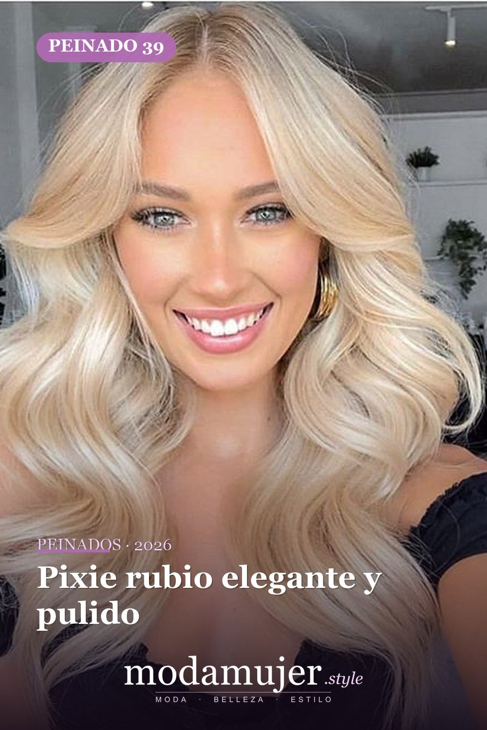 Pixie rubio elegante y pulido — 58 increíbles peinados rubios que te hacen elegante