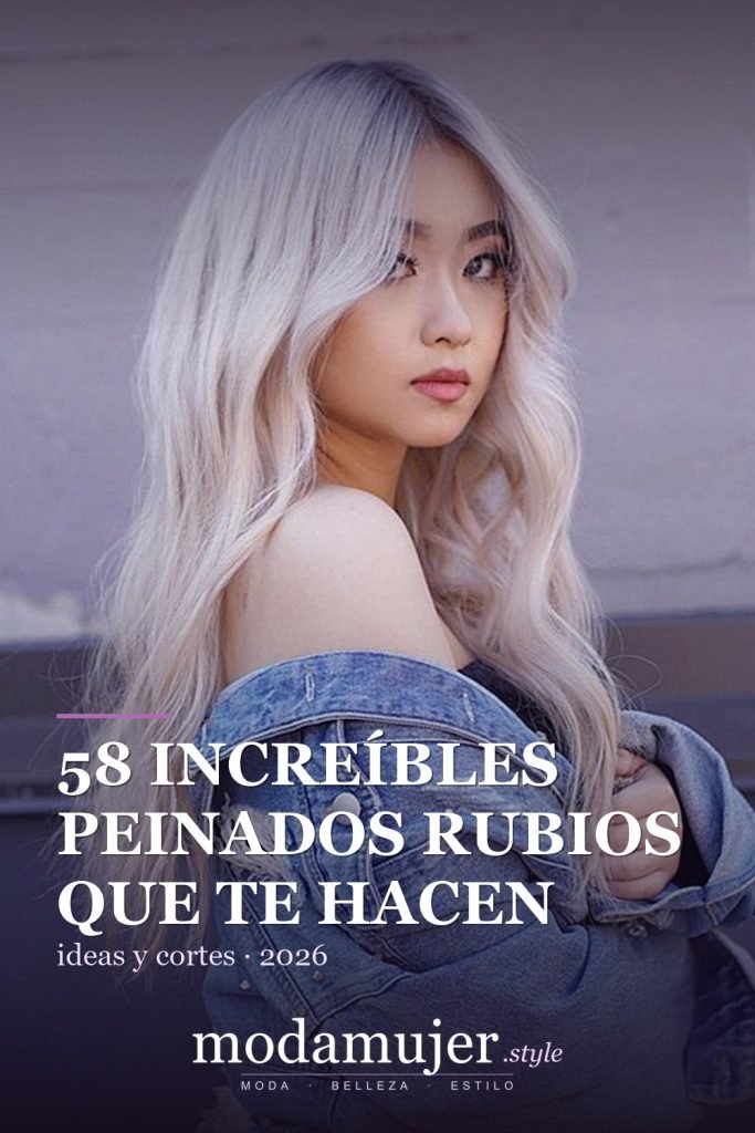 58 increíbles peinados rubios que te hacen elegante - ModaMujer