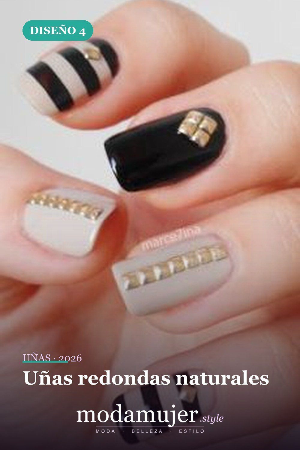 Uñas redondas naturales — 6 formas de uñas absolutamente hermosas que debes probar