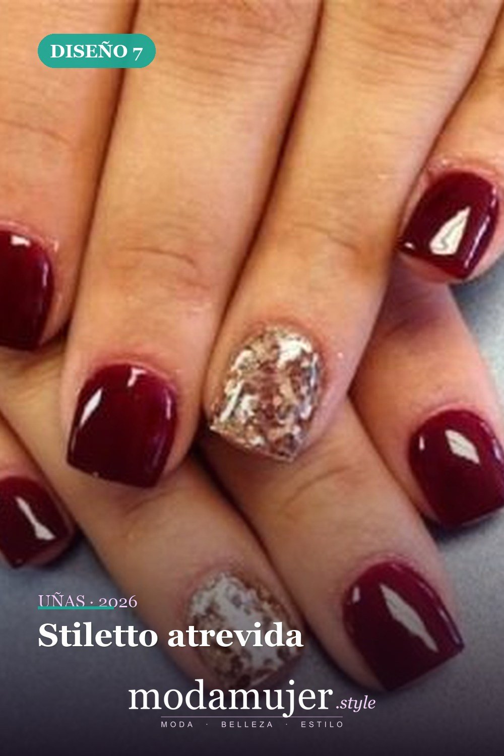 Stiletto atrevida — 6 formas de uñas absolutamente hermosas que debes probar