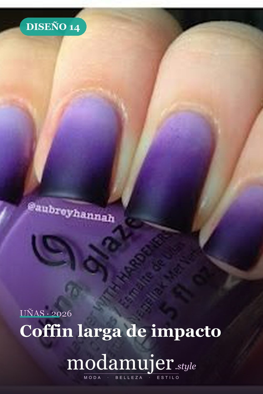 Coffin larga de impacto — 6 formas de uñas absolutamente hermosas que debes probar