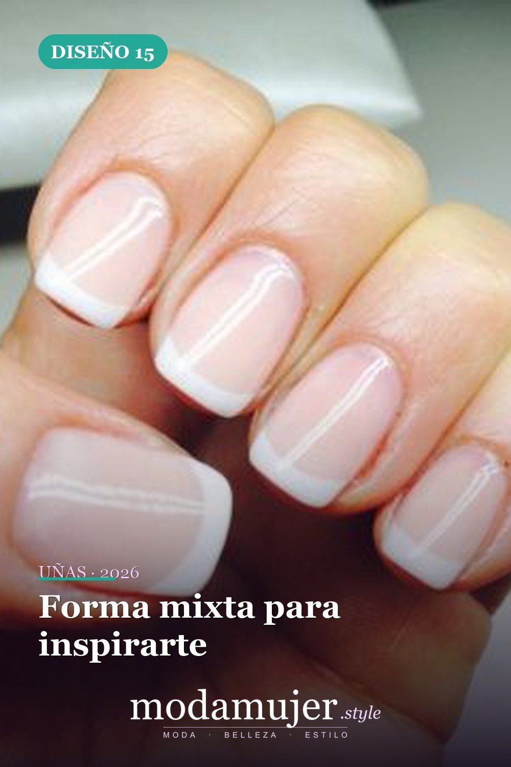 Forma mixta para inspirarte — 6 formas de uñas absolutamente hermosas que debes probar
