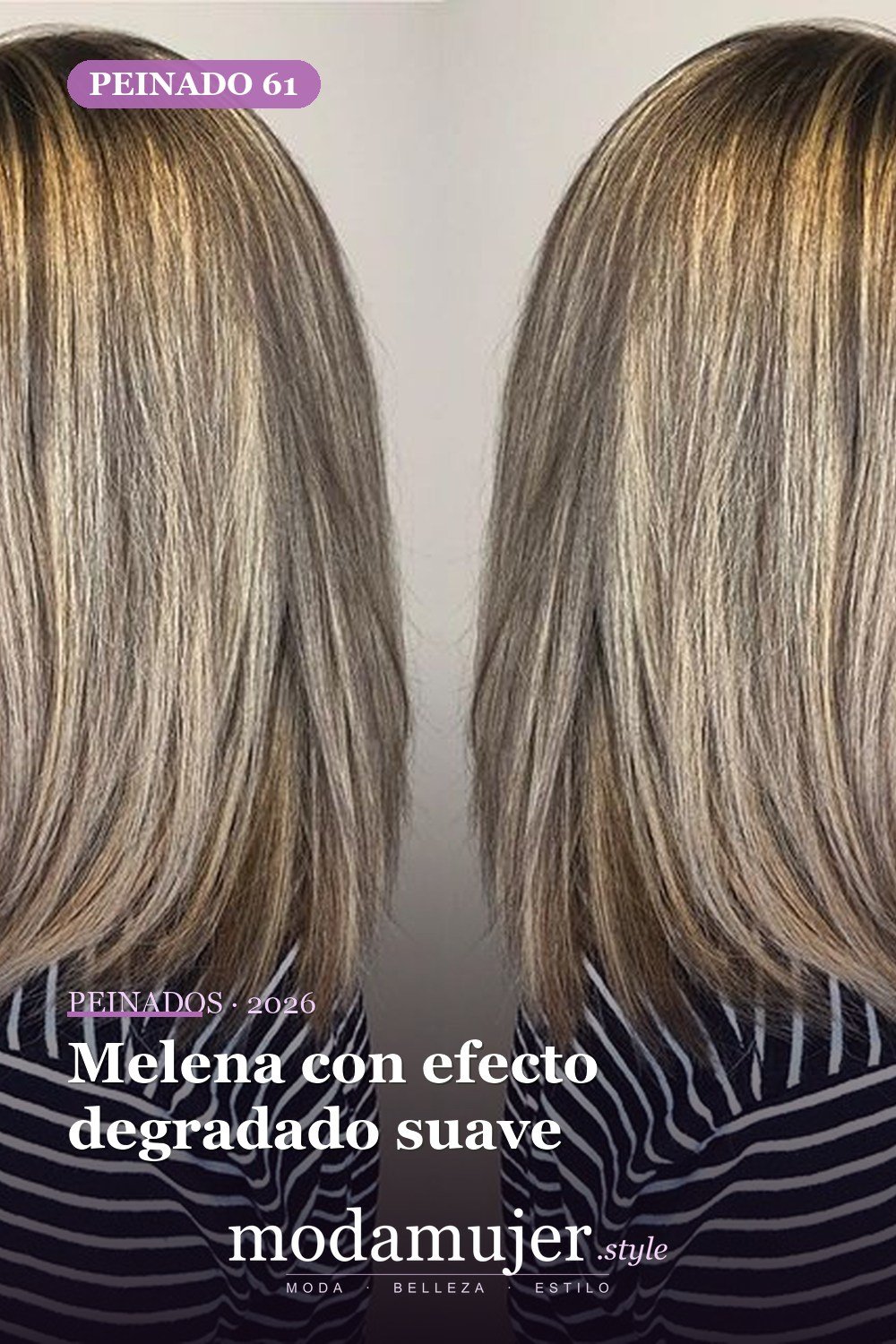 Melena con efecto degradado suave — 60 increíbles peinados hasta el hombro para elegir