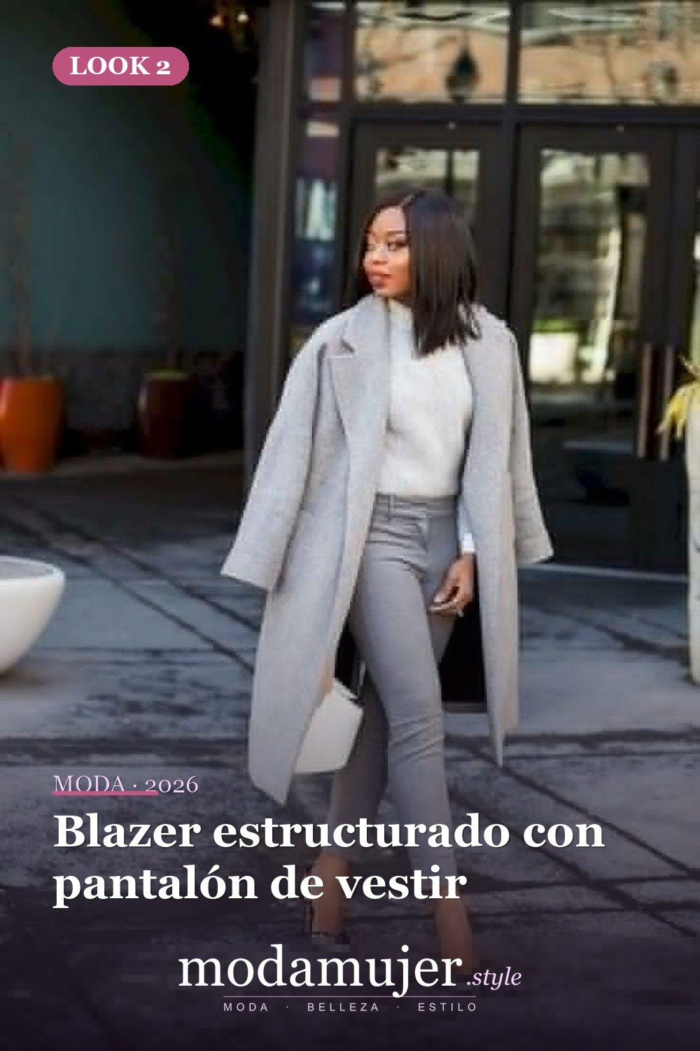Blazer estructurado con pantalón de vestir — 60+ Las mejores ideas de trajes de invierno de trabajo que te hacen más genial