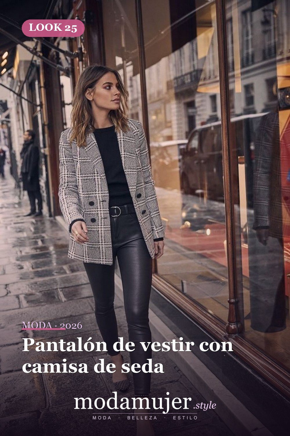 Pantalón de vestir con camisa de seda — 60+ Las mejores ideas de trajes de invierno de trabajo que te hacen más genial