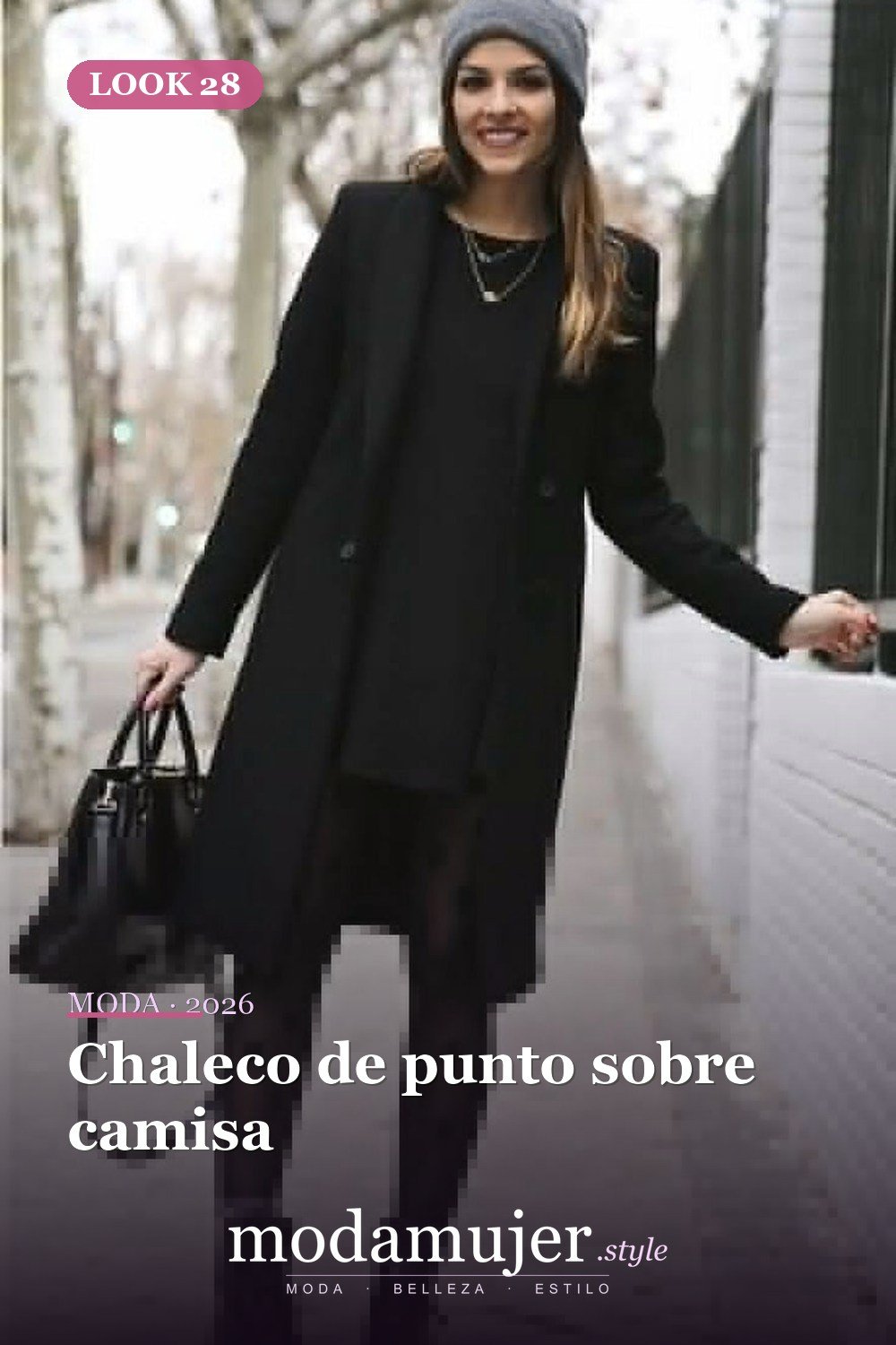 Chaleco de punto sobre camisa — 60+ Las mejores ideas de trajes de invierno de trabajo que te hacen más genial