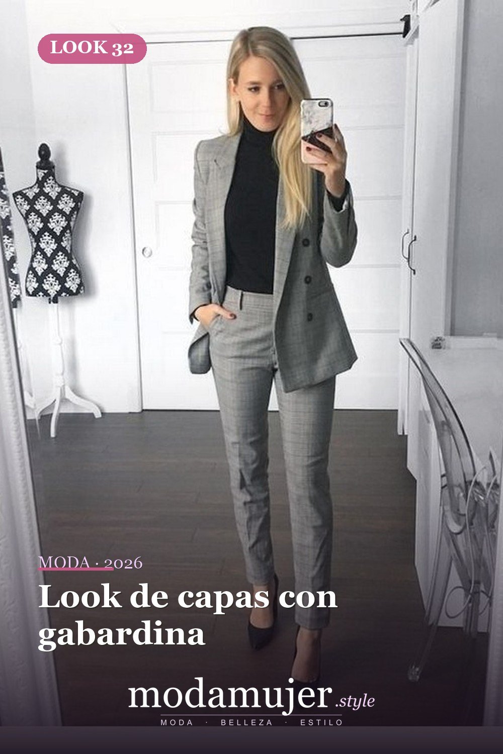 Look de capas con gabardina — 60+ Las mejores ideas de trajes de invierno de trabajo que te hacen más genial