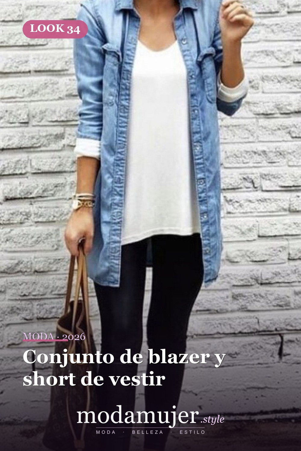Conjunto de blazer y short de vestir — 60+ Las mejores ideas de trajes de invierno de trabajo que te hacen más genial