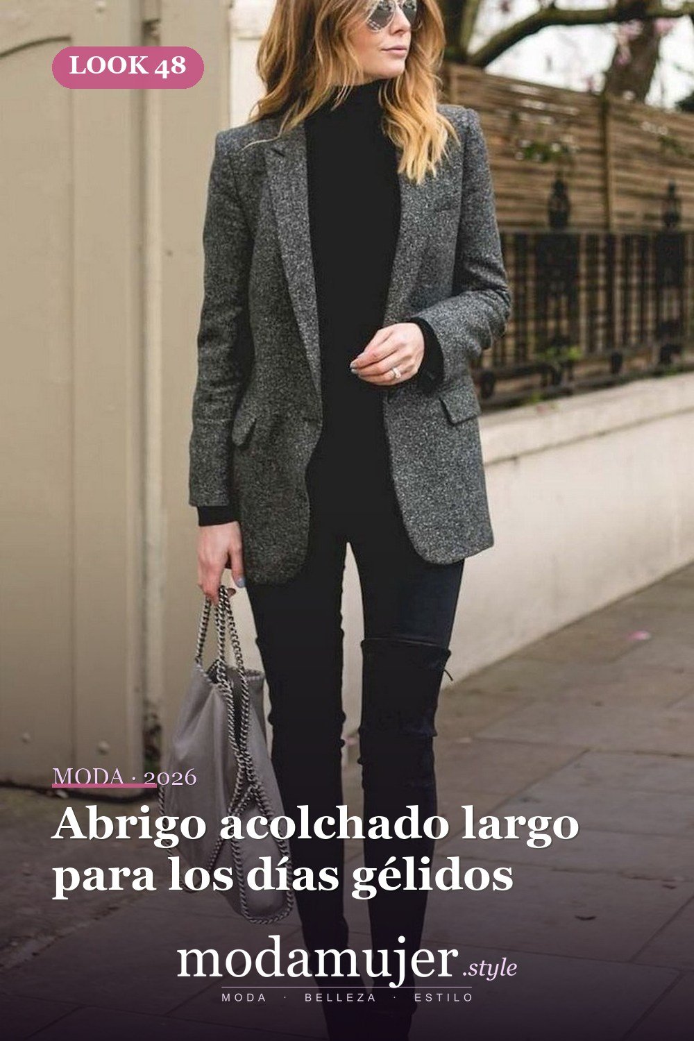 Abrigo acolchado largo para los días gélidos — 60+ Las mejores ideas de trajes de invierno de trabajo que te hacen más genial